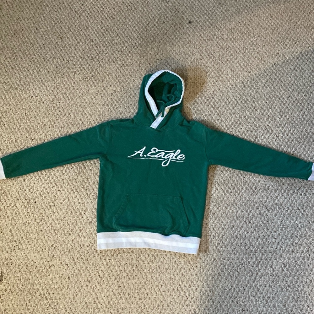 AMERICAN EAGLE GREEN HOODIE